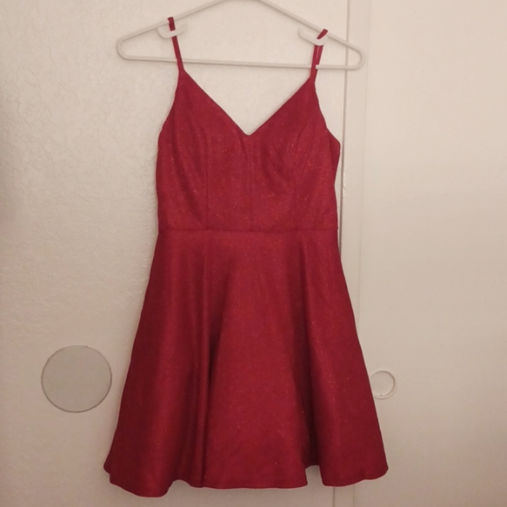 CITY STUDIO Formal Red DRESS, Size 7